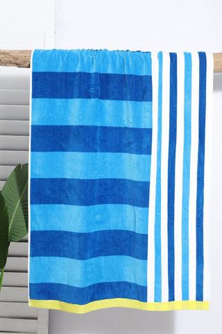 Cotton Jacquard Stripe Beach Towel 85x160CM