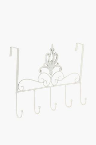 Fleur Scroll Over The Door Hook