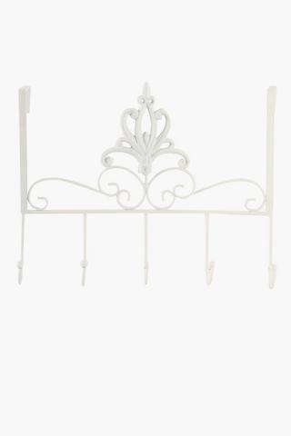 Fleur Scroll Over The Door Hook