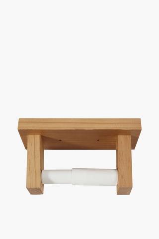 Wooden Toilet Roll Holder
