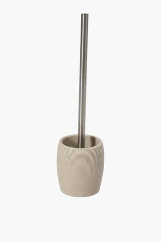 Ribbed Sandstone Toilet Brush