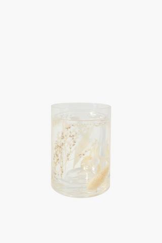 Pressed Flower Bath Tumbler