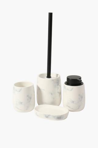 Marble Effect Ceramic Toilet Brush
