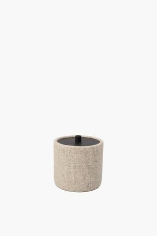 Textured Cotton Jar