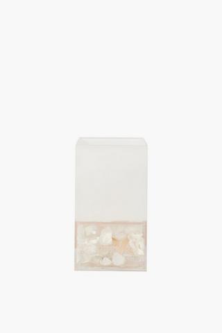 Frosted Shell Bath Tumbler