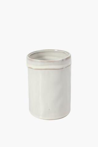 Glazed Ceramic Bath Tumbler