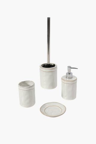 Glazed Ceramic Bath Tumbler