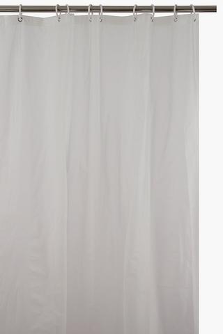 Frosted Plain Shower Curtain