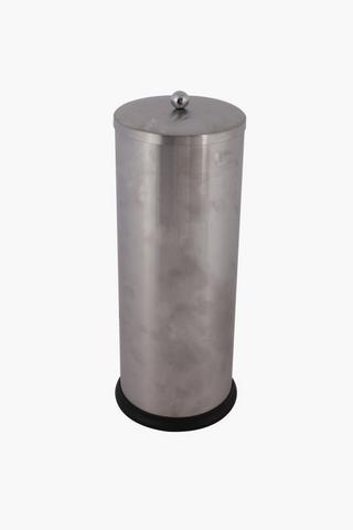 Brushed Metal Toilet Roll Holder