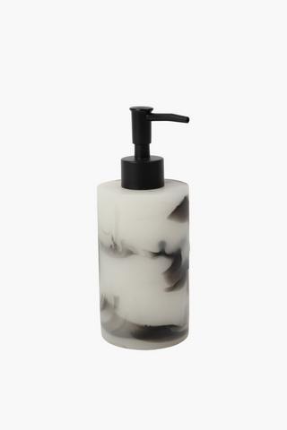 Frosted Glass Soap Dispenser 
