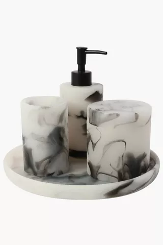 Frosted Glass Soap Dispenser 
