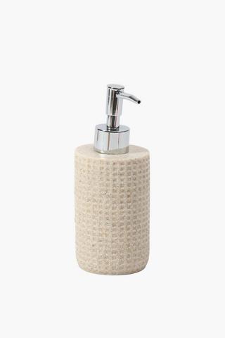 Stone Textured Ceramic Dispenser 
