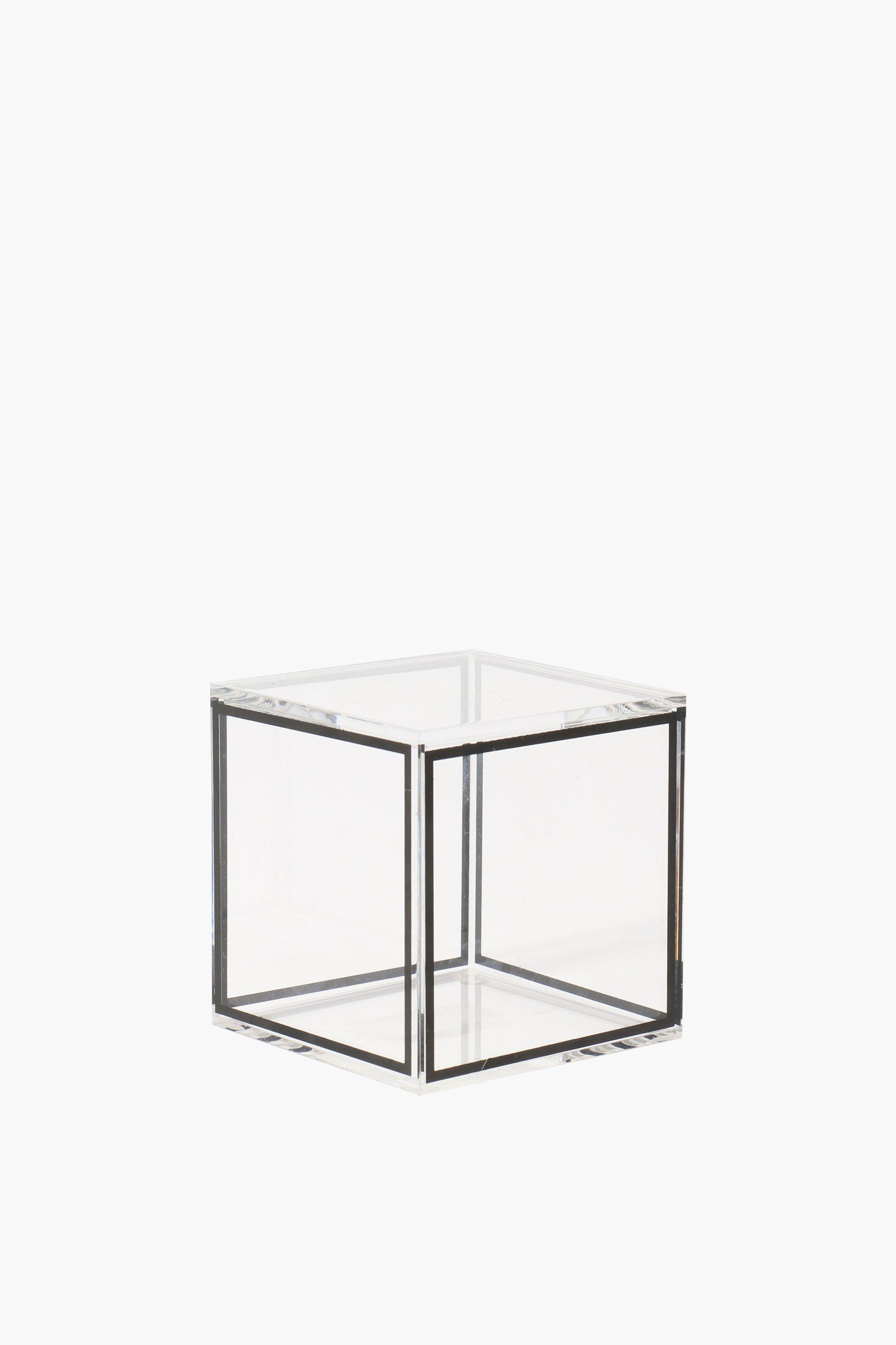Clear Acrylic Cotton Bud Jar