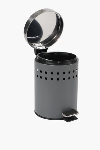 Cut Metal Bin Grey