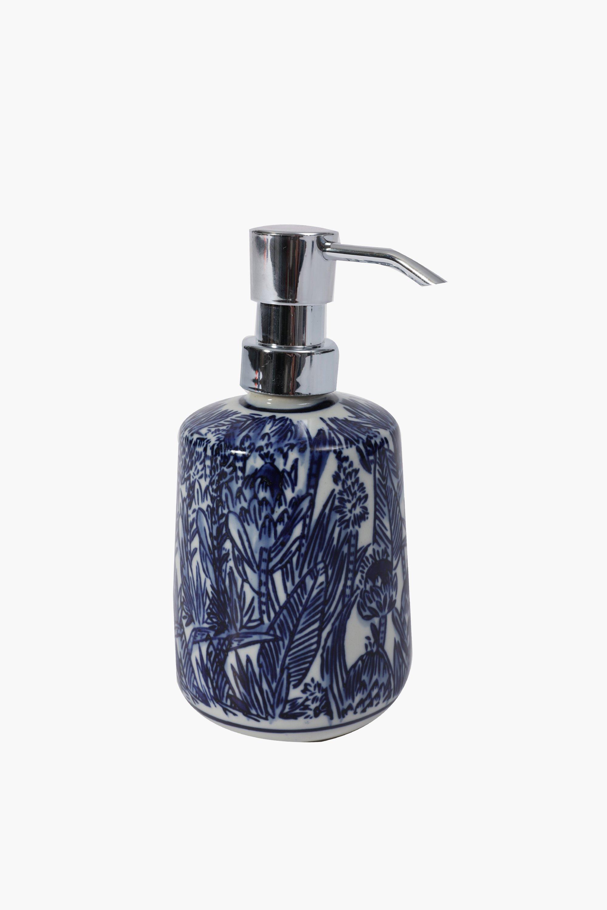 Delft Printed Soap Dispenser