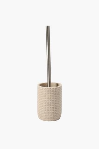 Stone Textured Ceramic Toilet Brush
