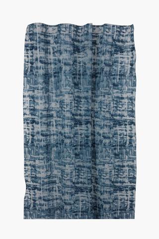 Striata 2 Piece Curtain And Bath Mat Set