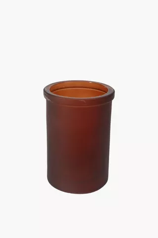 Frosted Glass Bath Tumbler