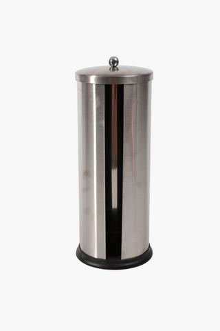 Brushed Metal Toilet Roll Holder