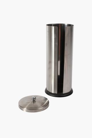 Brushed Metal Toilet Roll Holder