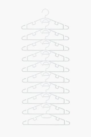 Plastic Hangers 10 Pack