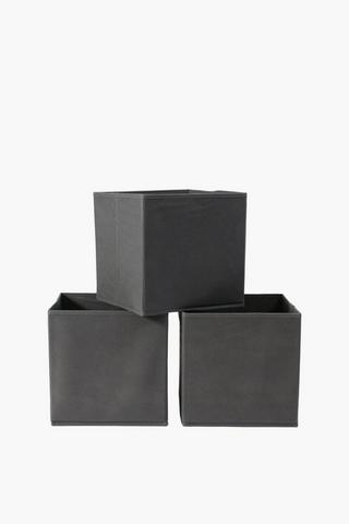 Set Of 3 Foldable Storage Boxes