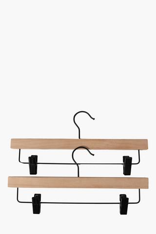 2 Pack Wooden Hangers