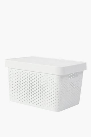 18l Dotted Basket