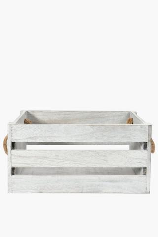 Rustic Grid Crate Large