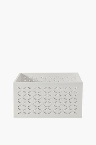 Zig Zag Wooden Crate, Medium