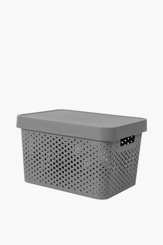 18l Dotted Basket