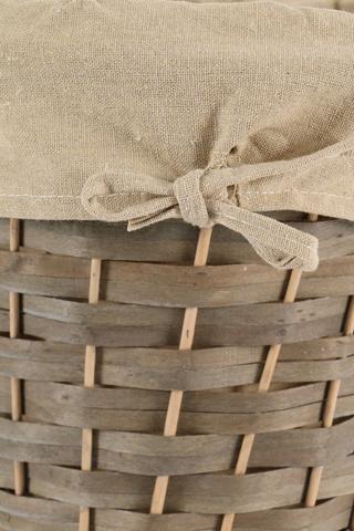 Lined Willow Bin