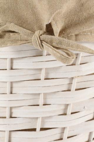 Lined Willow Bin