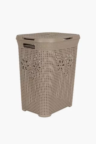 Daisy Plastic Laundry Basket 50l