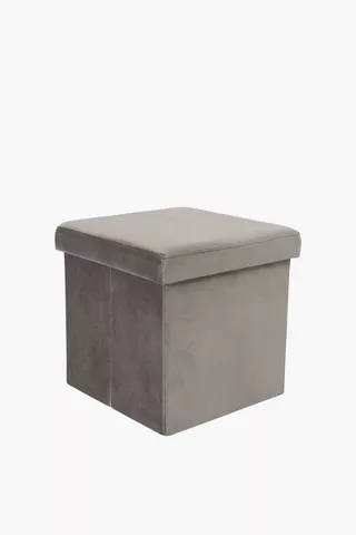 Velvet Storage Cube