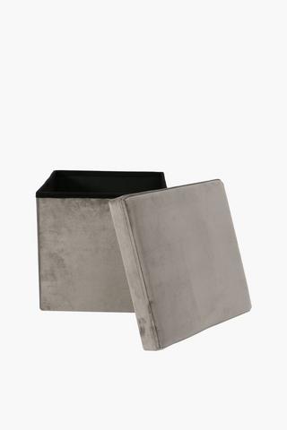 Velvet Storage Cube