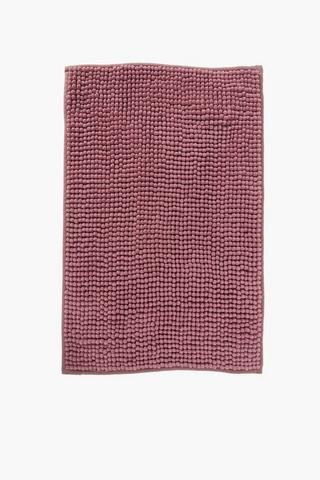 Micro Chenille Bobble Bath Mat, Small