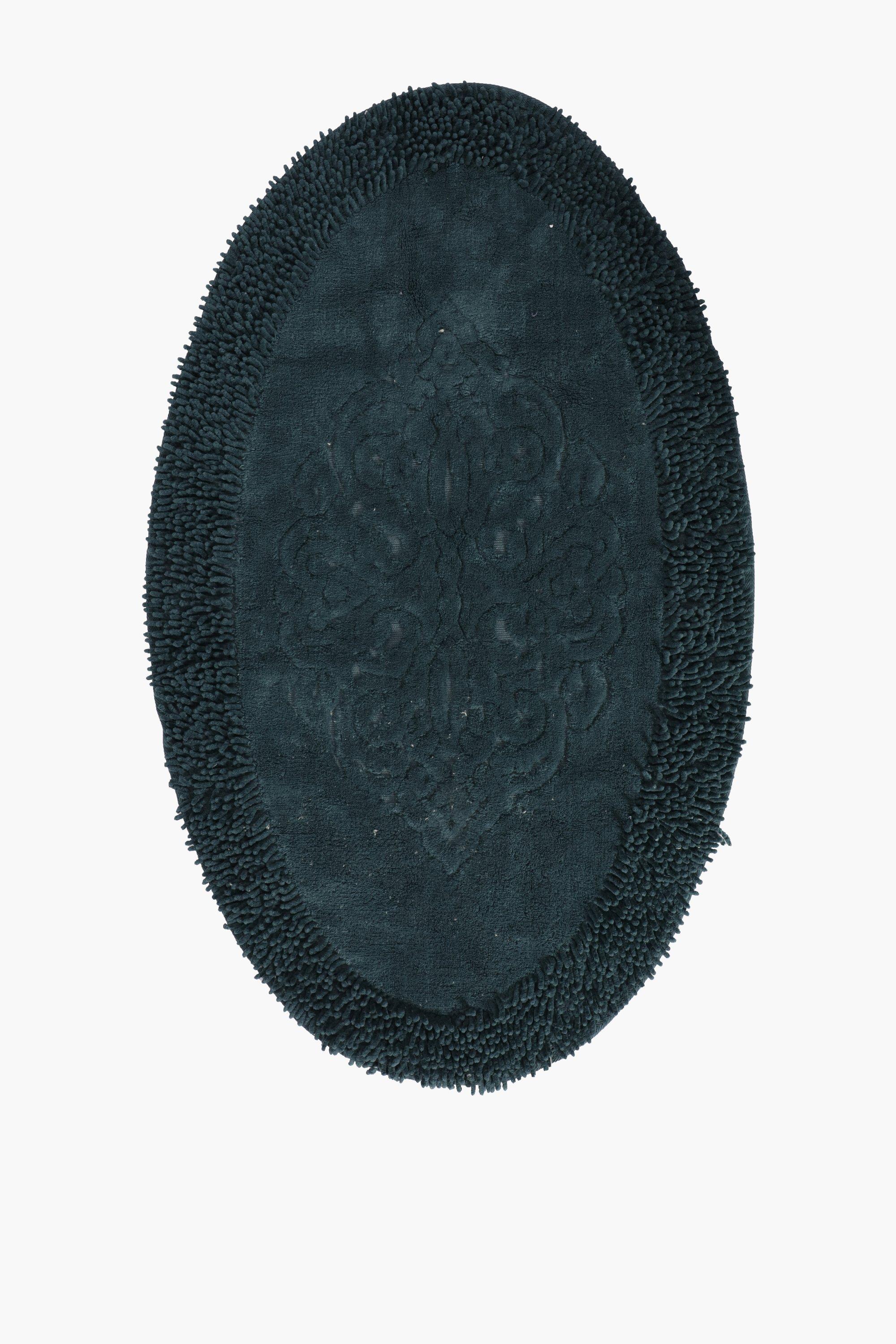 Premium Cotton Oval Bath Mat