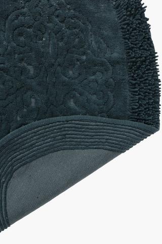 Premium Cotton Oval Bath Mat