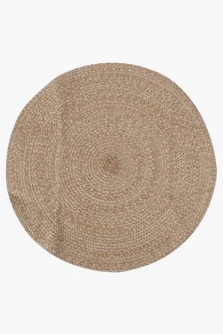 Round Jute Bath Mat