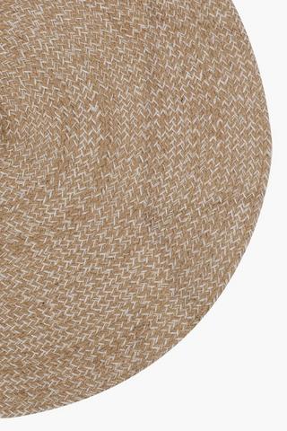 Round Jute Bath Mat