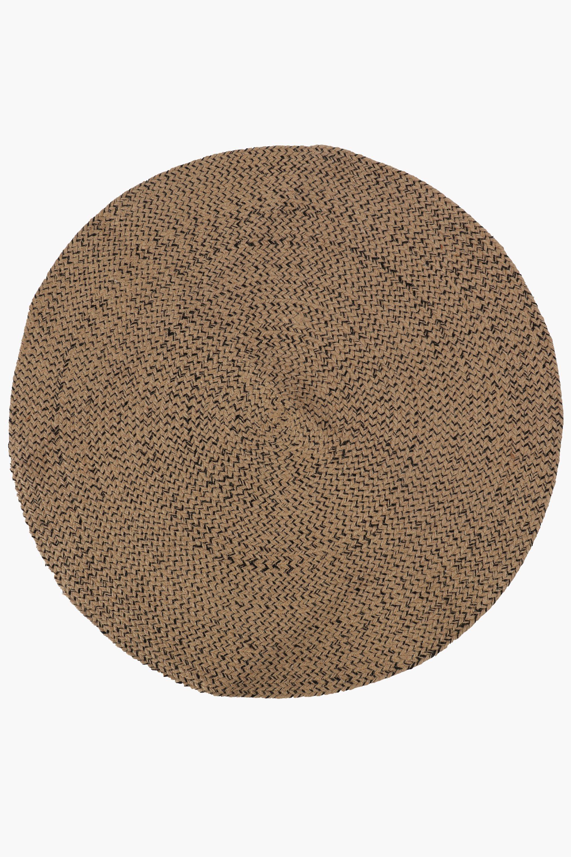Round Jute Bath Mat