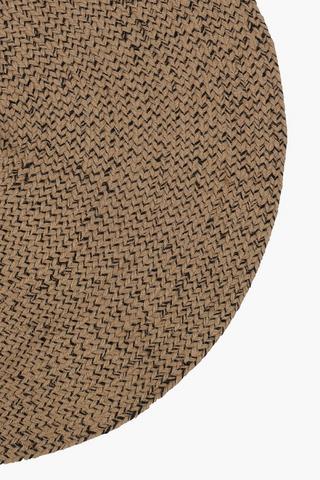 Round Jute Bath Mat