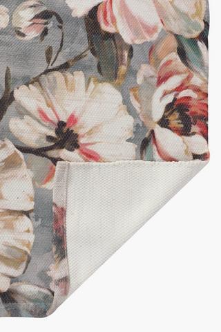 Printed Floral Bath Mat, Extra Large