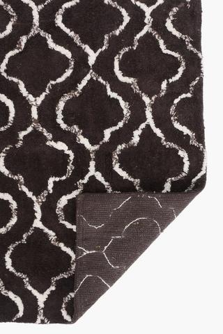 Cotton  Fluff Jacquard Baroque Bath Mat