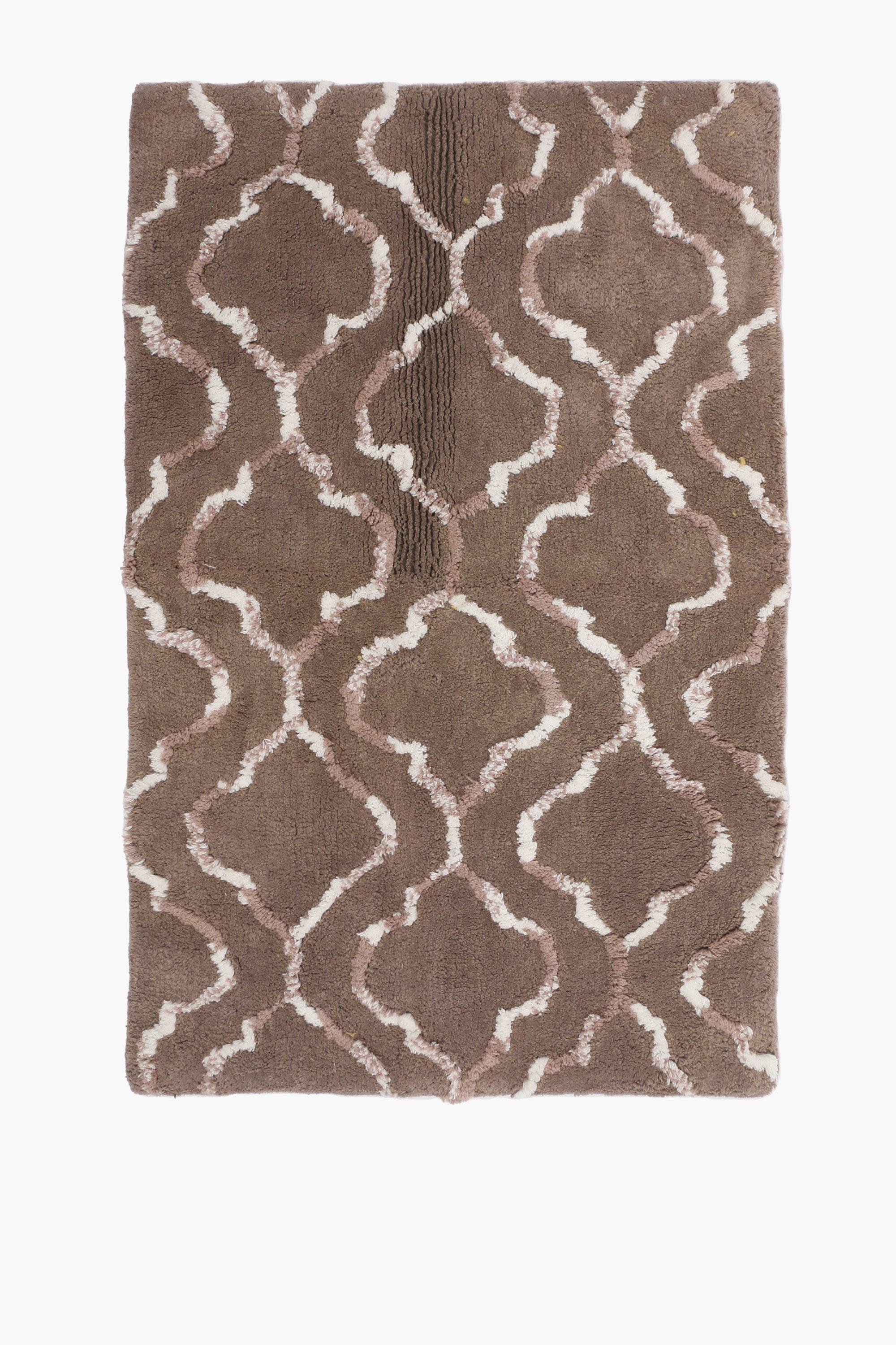 Cotton Fluff Jacquard Baroque Bath Mat