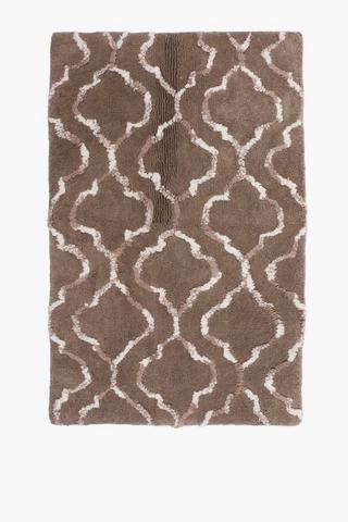 Cotton Fluff Jacquard Baroque Bath Mat