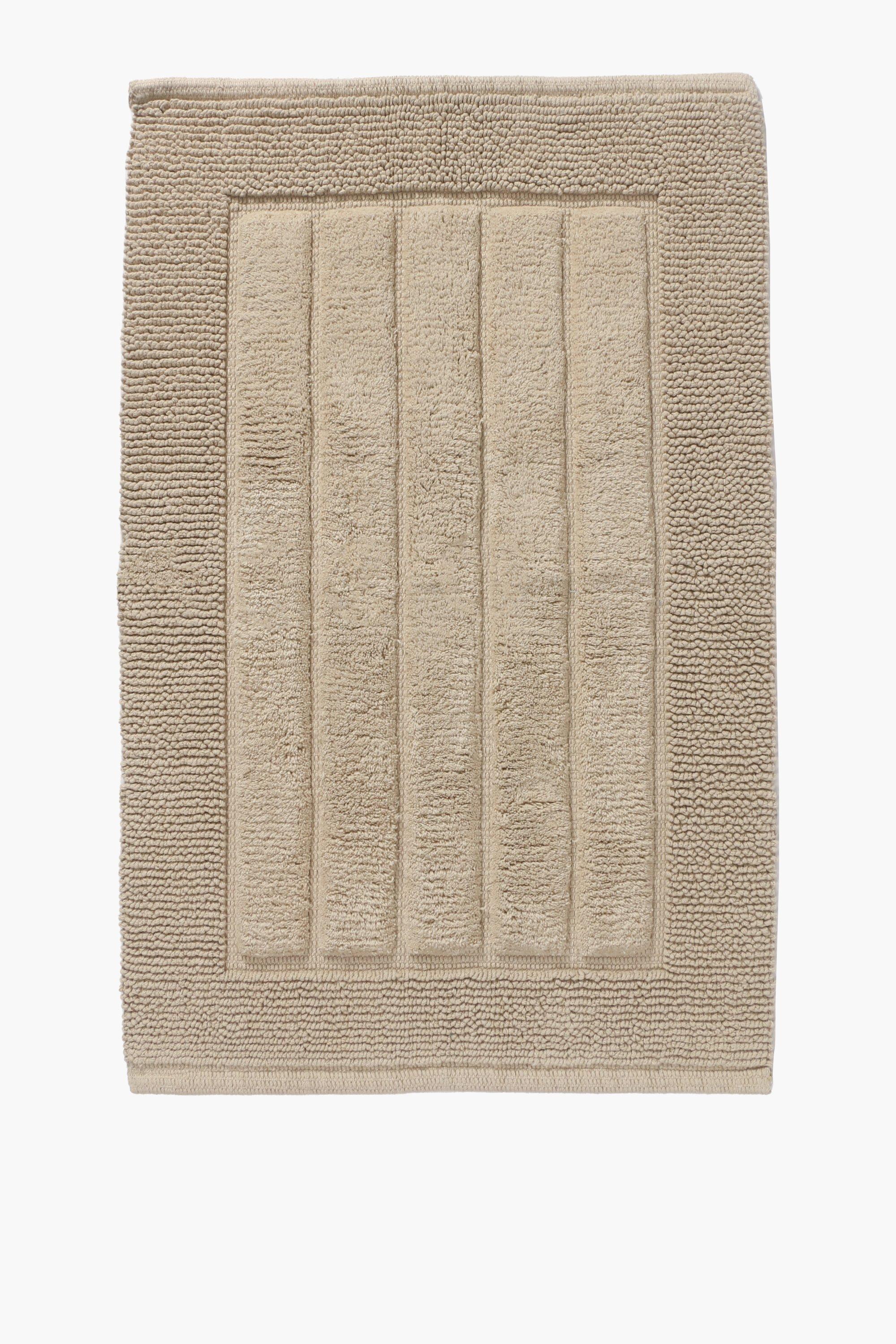 Cotton Ribbed Pile Bath Mat