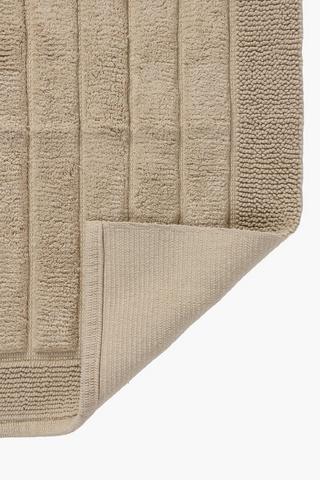 Cotton Ribbed Pile Bath Mat