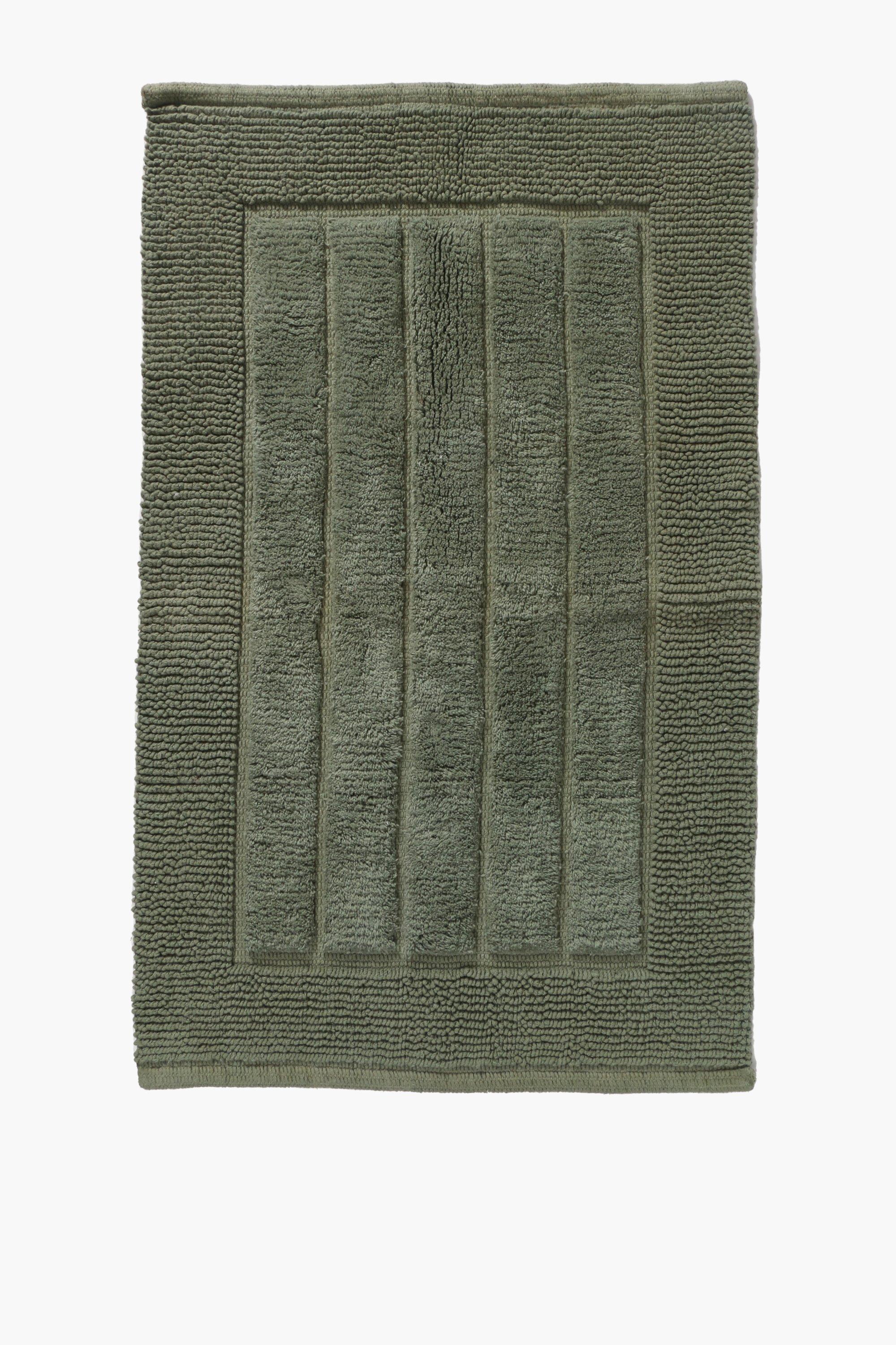Cotton Ribbed Pile Bath Mat
